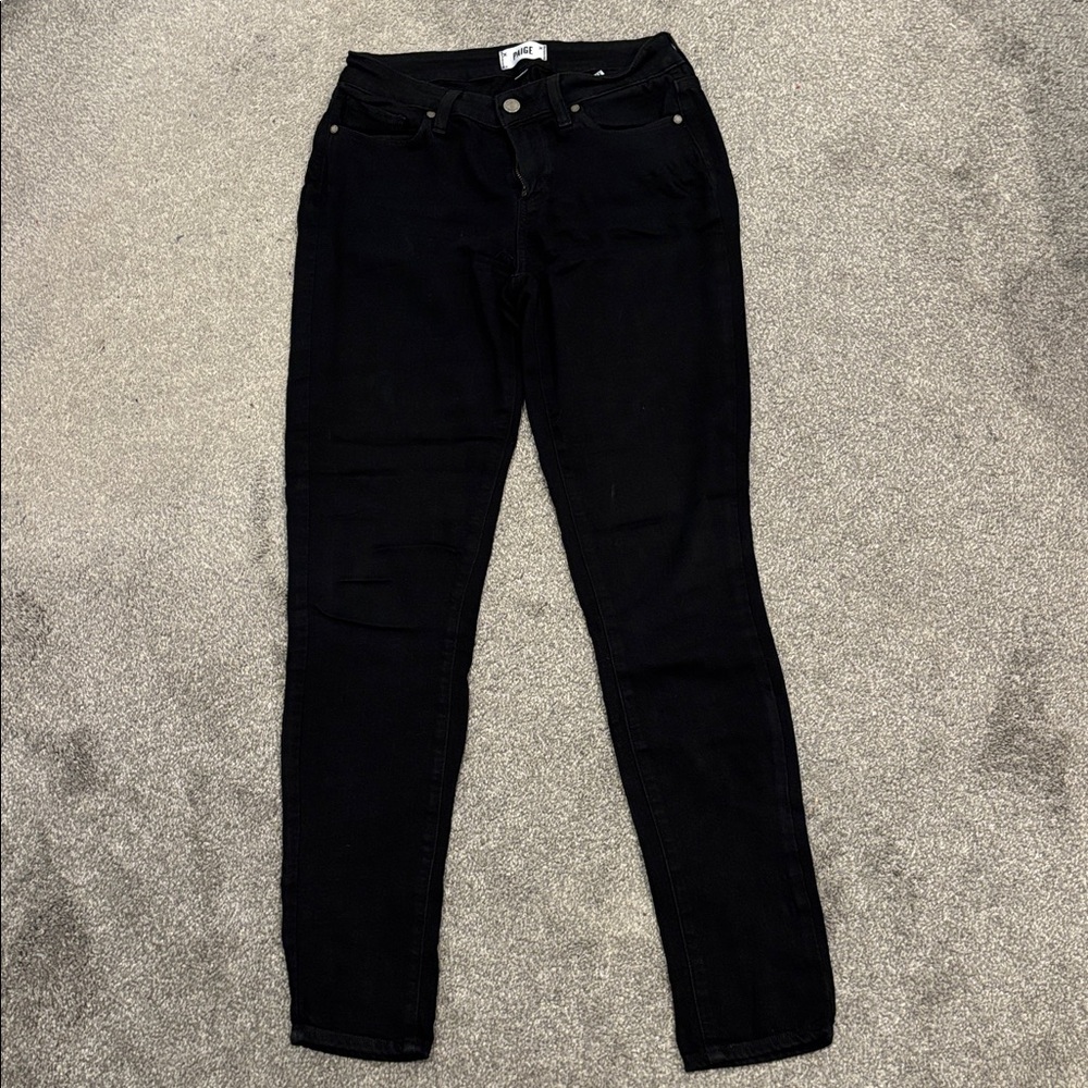 PAIGE Black Denim Jeans